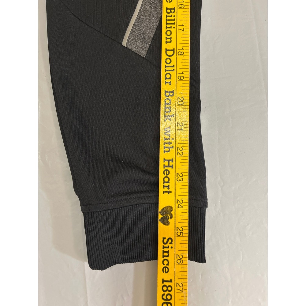 Calvin Klein Performance Mens XL Track Jacket Black Full Zip Reflective Piping - Picture 12 of 13